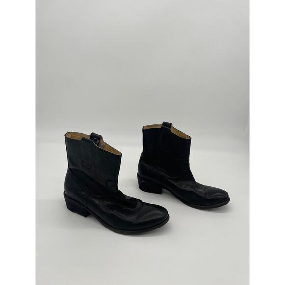 Black Frye Leather Womens Boots (SB9) - Picture 1 of 15